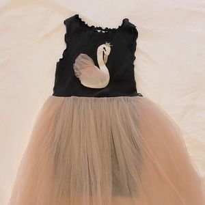 Petite Hailey pink tulle dress